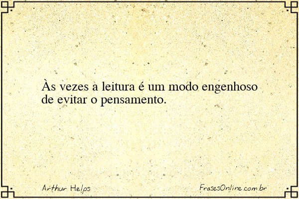 Frase de Arthur Helps