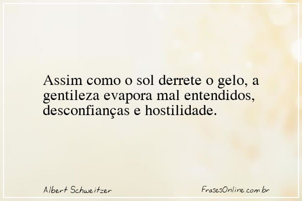 Frase de Albert Schweitzer