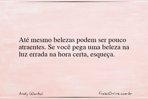 Frase de Andy Warhol