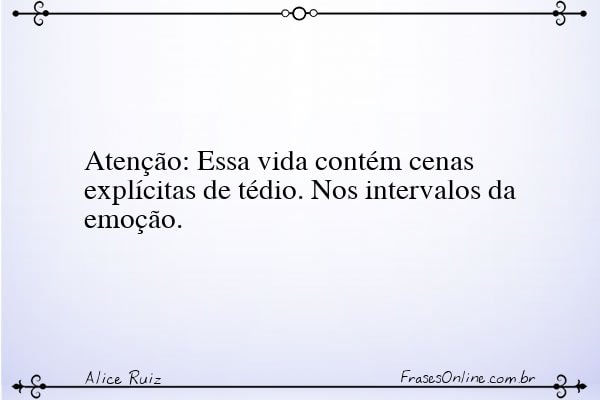 Frase de Alice Ruiz