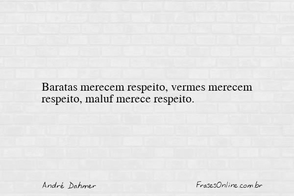 Frase de André Dahmer