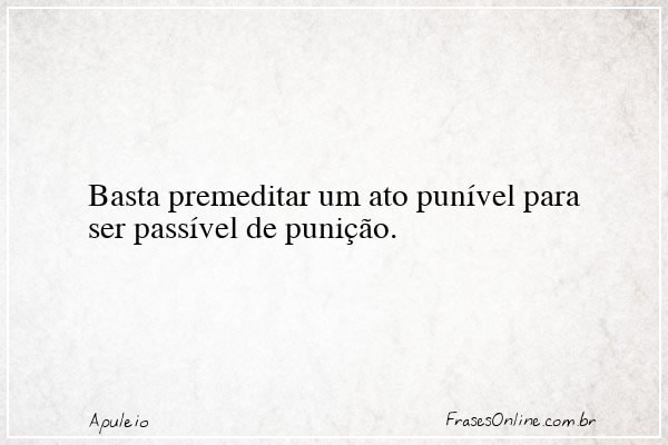 Frase de Apuleio