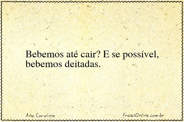 Frase de Ana Carolina