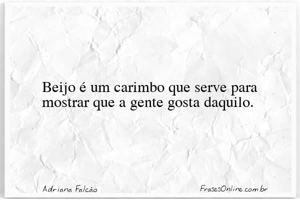 Frase de Adriana Falcão
