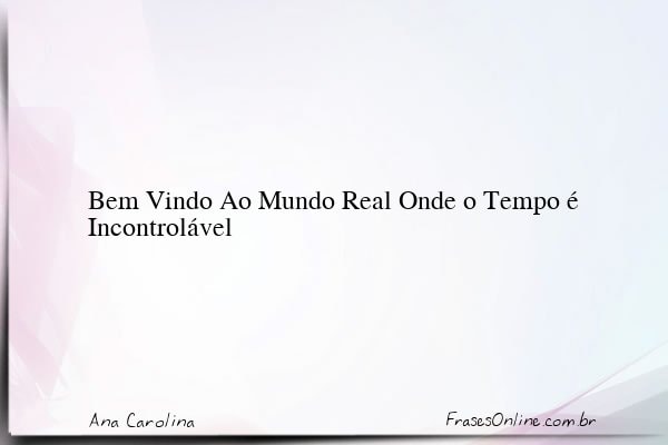 Frase de Ana Carolina