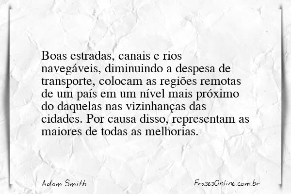 Frase de Adam Smith