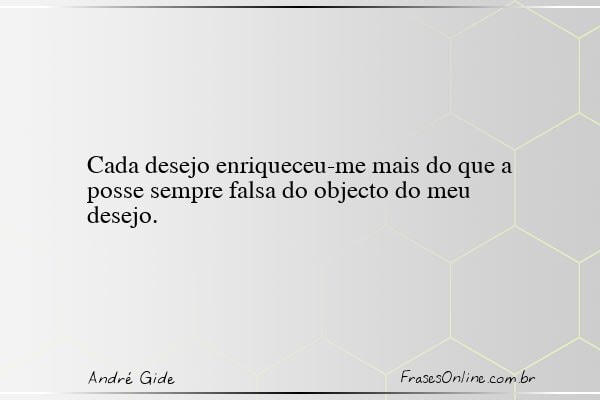Frase de André Gide