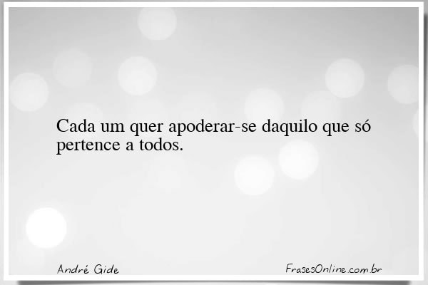 Frase de André Gide