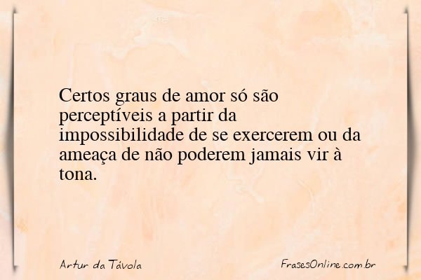 Frase de Artur da Távola