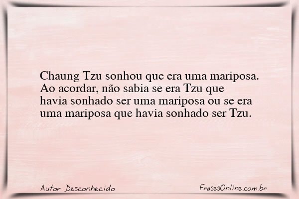 Frase de Autor Desconhecido