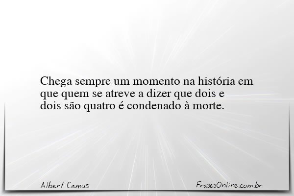 Frase de Albert Camus
