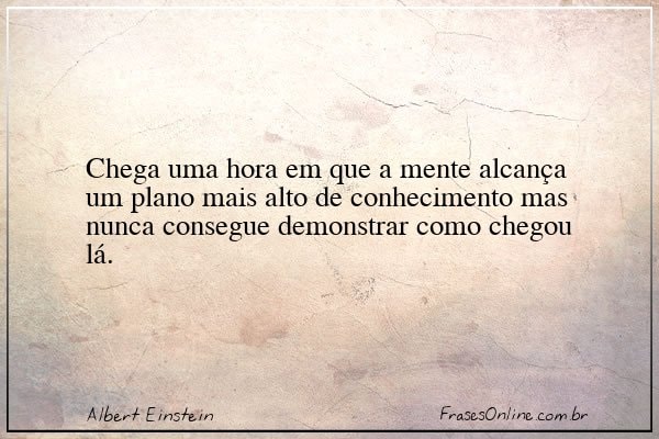 Frase de Albert Einstein