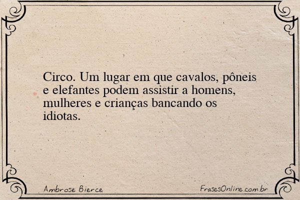 Frase de Ambrose Bierce