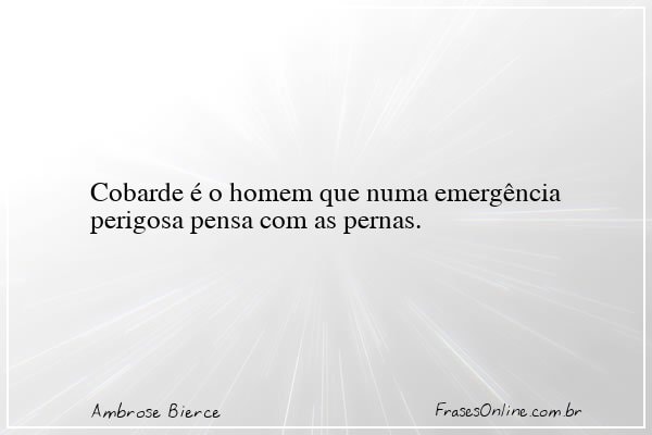 Frase de Ambrose Bierce
