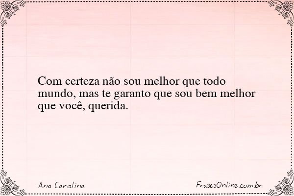 Frase de Ana Carolina