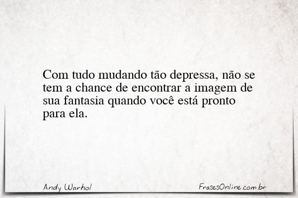 Frase de Andy Warhol