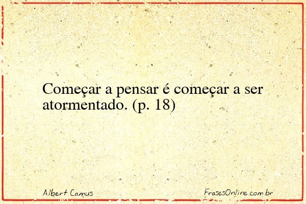 Frase de Albert Camus