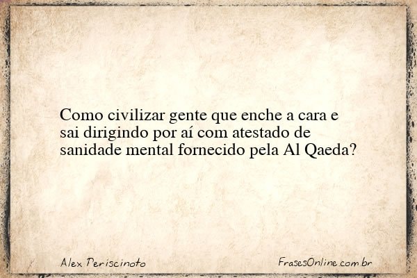Frase de Alex Periscinoto