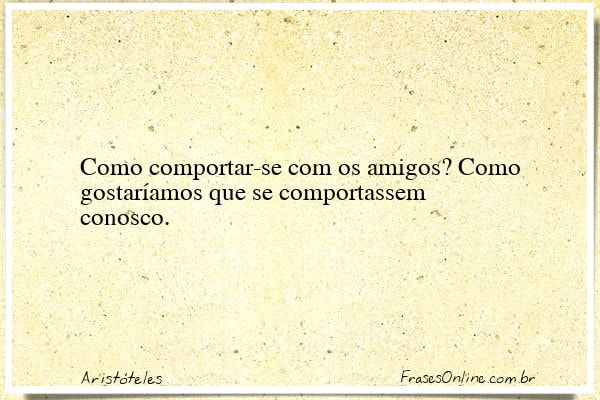 Frase de Aristóteles