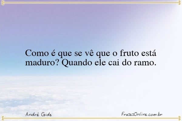 Frase de André Gide