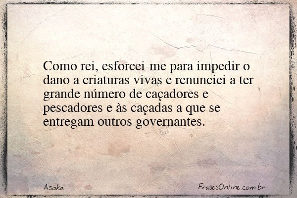 Frase de Asoka