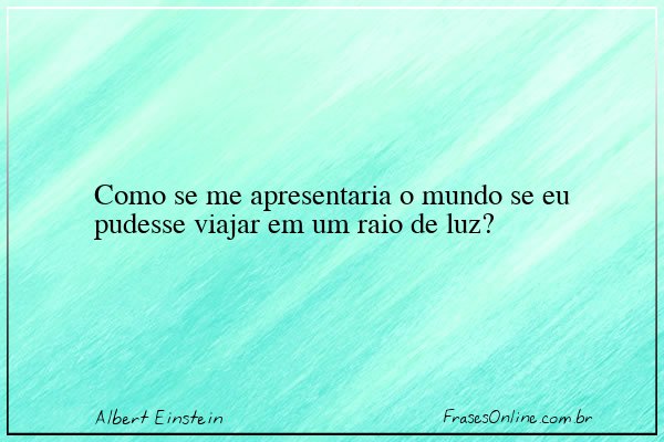 Frase de Albert Einstein