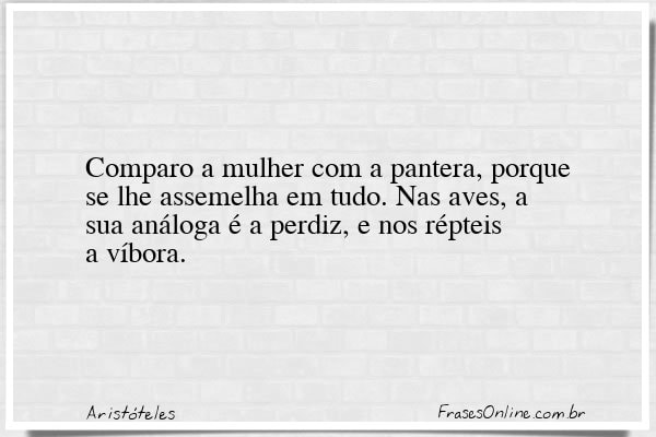 Frase de Aristóteles