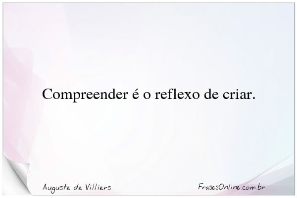 Frase de Auguste de Villiers