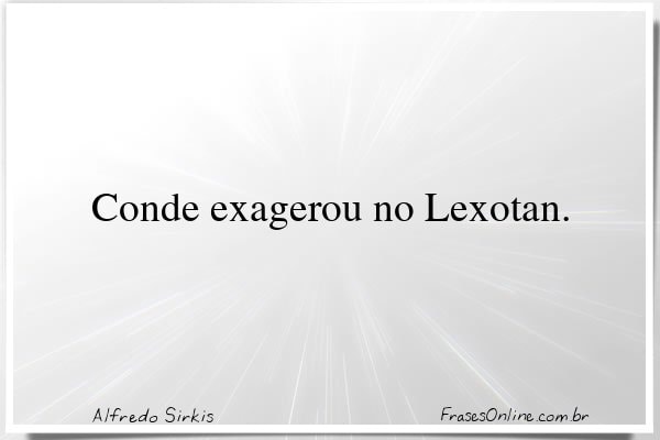 Frase de Alfredo Sirkis