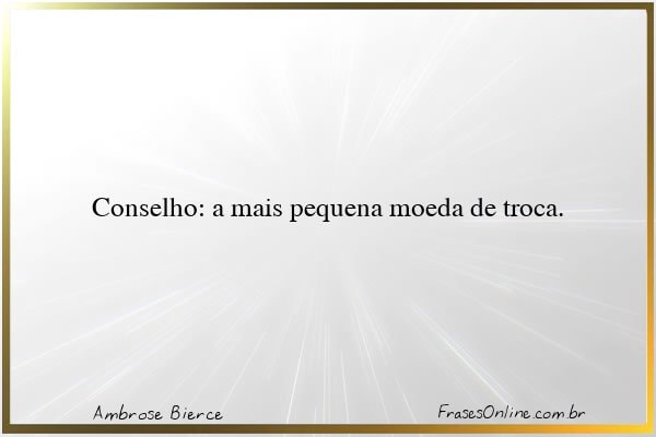 Frase de Ambrose Bierce