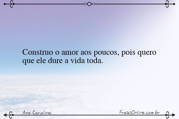 Frase de Ana Carolina