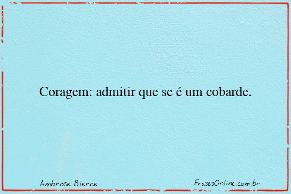 Frase de Ambrose Bierce