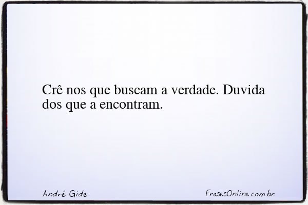 Frase de André Gide