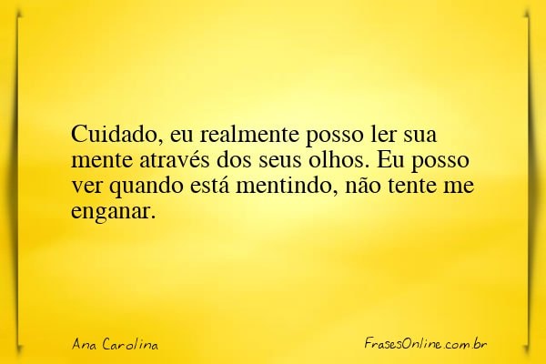 Frase de Ana Carolina