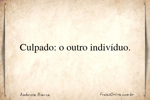 Frase de Ambrose Bierce