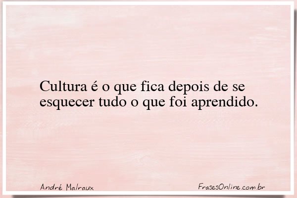 Frase de André Malraux