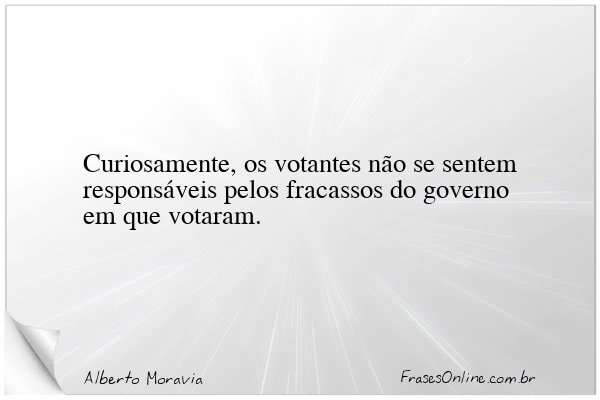 Frase de Alberto Moravia