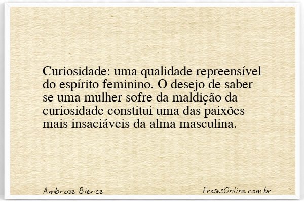 Frase de Ambrose Bierce