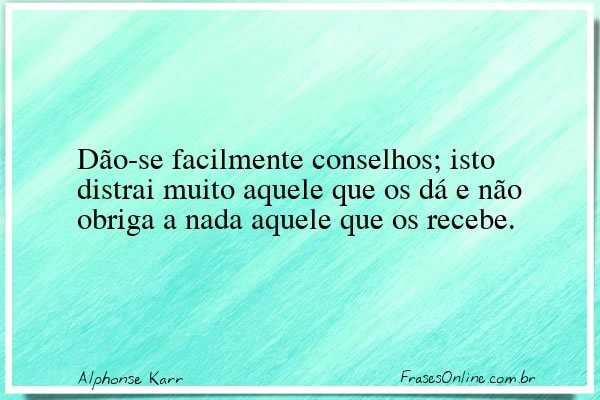 Frase de Alphonse Karr