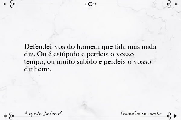 Frase de Auguste Detoeuf