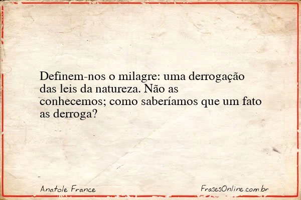 Frase de Anatole France