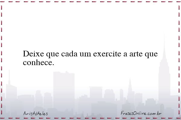 Frase de Aristóteles