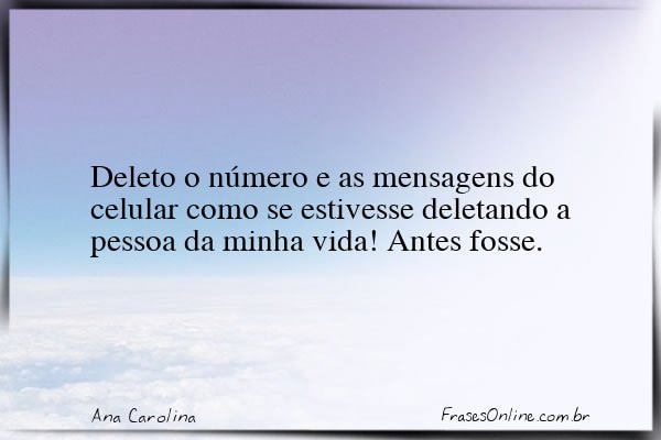 Frase de Ana Carolina