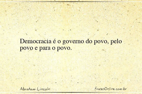 Frase de Abraham Lincoln