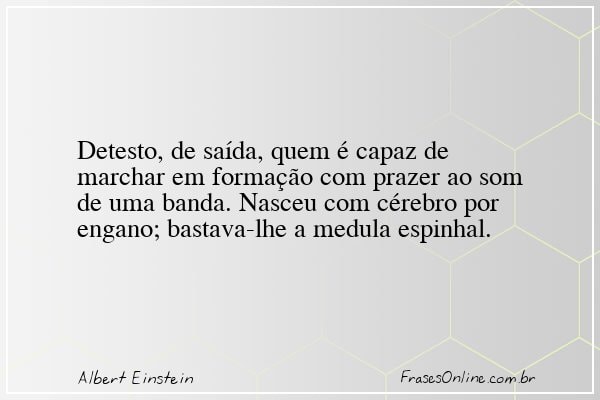 Frase de Albert Einstein