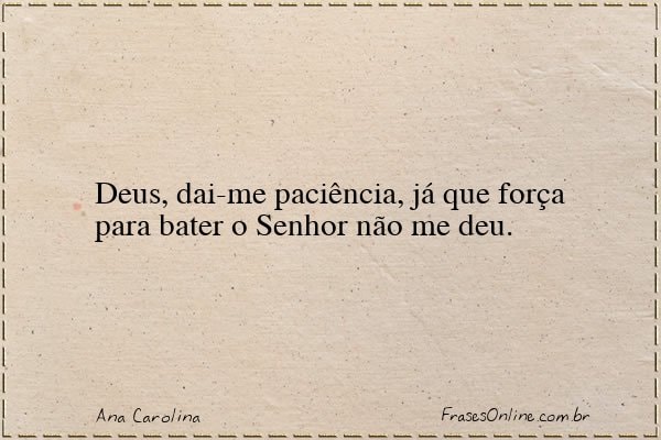 Frase de Ana Carolina