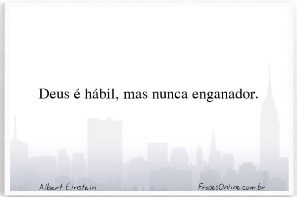 Frase de Albert Einstein