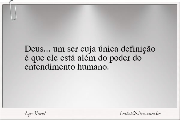 Frase de Ayn Rand