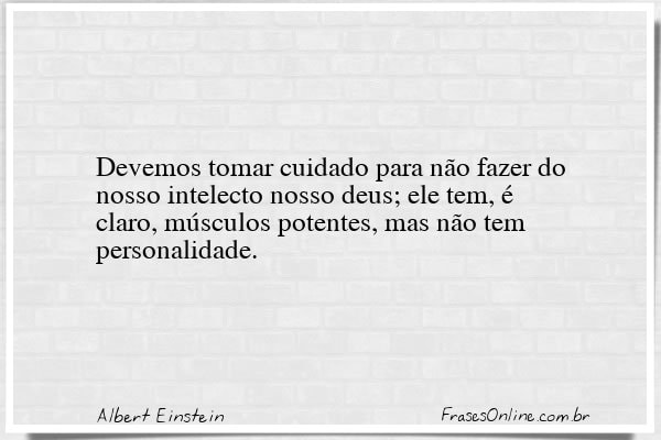 Frase de Albert Einstein