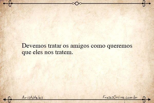 Frase de Aristóteles